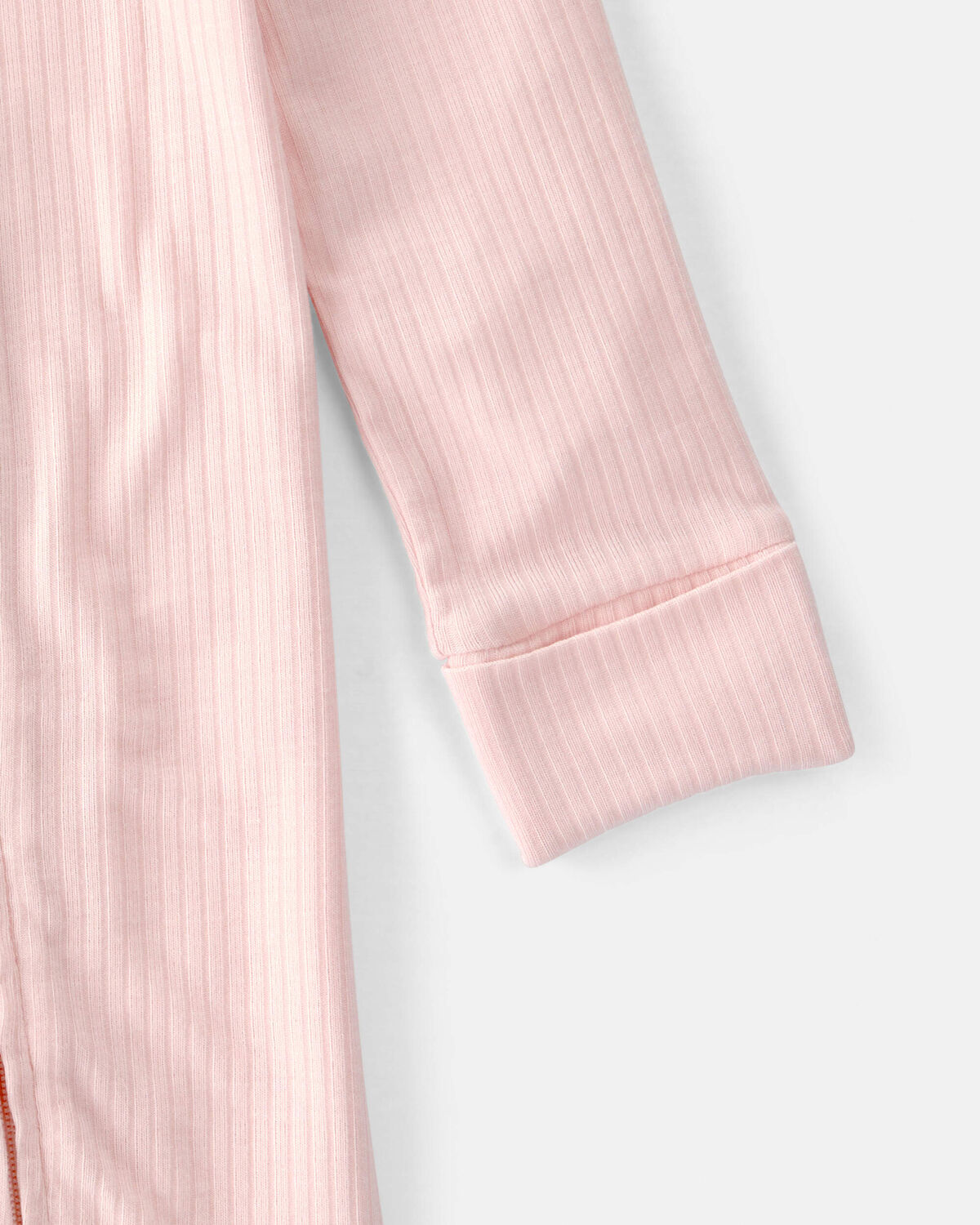 Baby Girl 2-Way Zip PurelySoft Sleep & Play Pajama - Light Pink 3 Baby Girl 2-Way Zip PurelySoft Sleep & Play Pajama - Light Pink