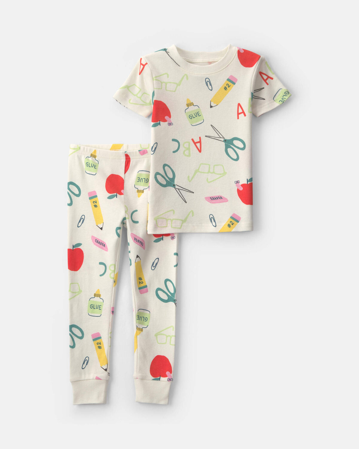 Toddler 2-Piece School Pajama Set 1 Toddler 2-Piece School Pajama Set