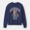 Adult OshKosh Bear Fleece Pullover Sweatshirt - Navy Blue