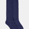 Girls 2-Pack Mid-Length Socks - Blue
