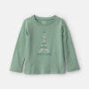 Toddler Girl 'Ma Petite Chérie' Eiffel Tower Long-Sleeve Graphic Tee - Green