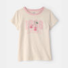 Girls Cherry Graphic Tee - Cream