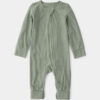 Baby 2-Way Zip PurelySoft Sleep & Play Pajama - Green