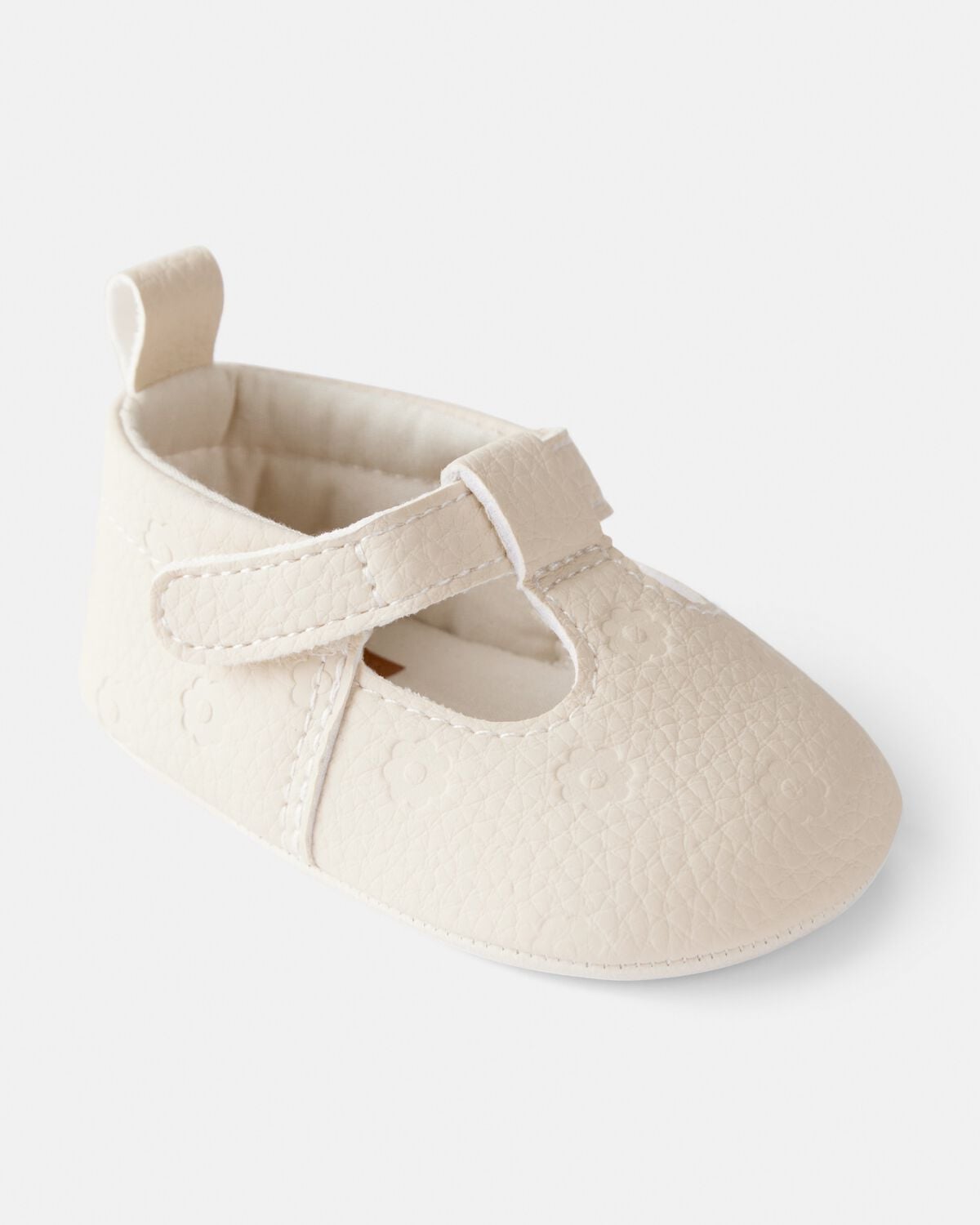 Baby Girl Flower Mary Jane Shoes - Cream 1 Baby Girl Flower Mary Jane Shoes - Cream