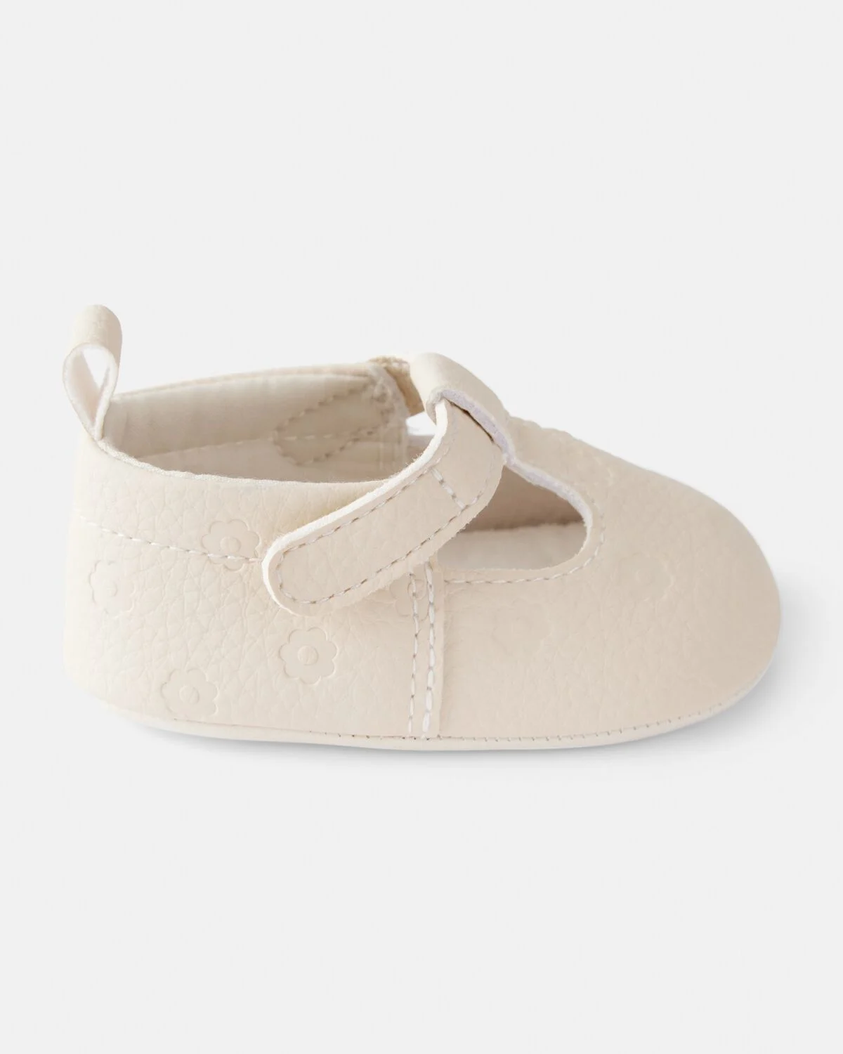 Baby Girl Flower Mary Jane Shoes - Cream 3 Baby Girl Flower Mary Jane Shoes - Cream