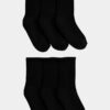 Boys 6-Pack Socks - Black