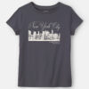 Girls 'New York City' Graphic Tee - Grey