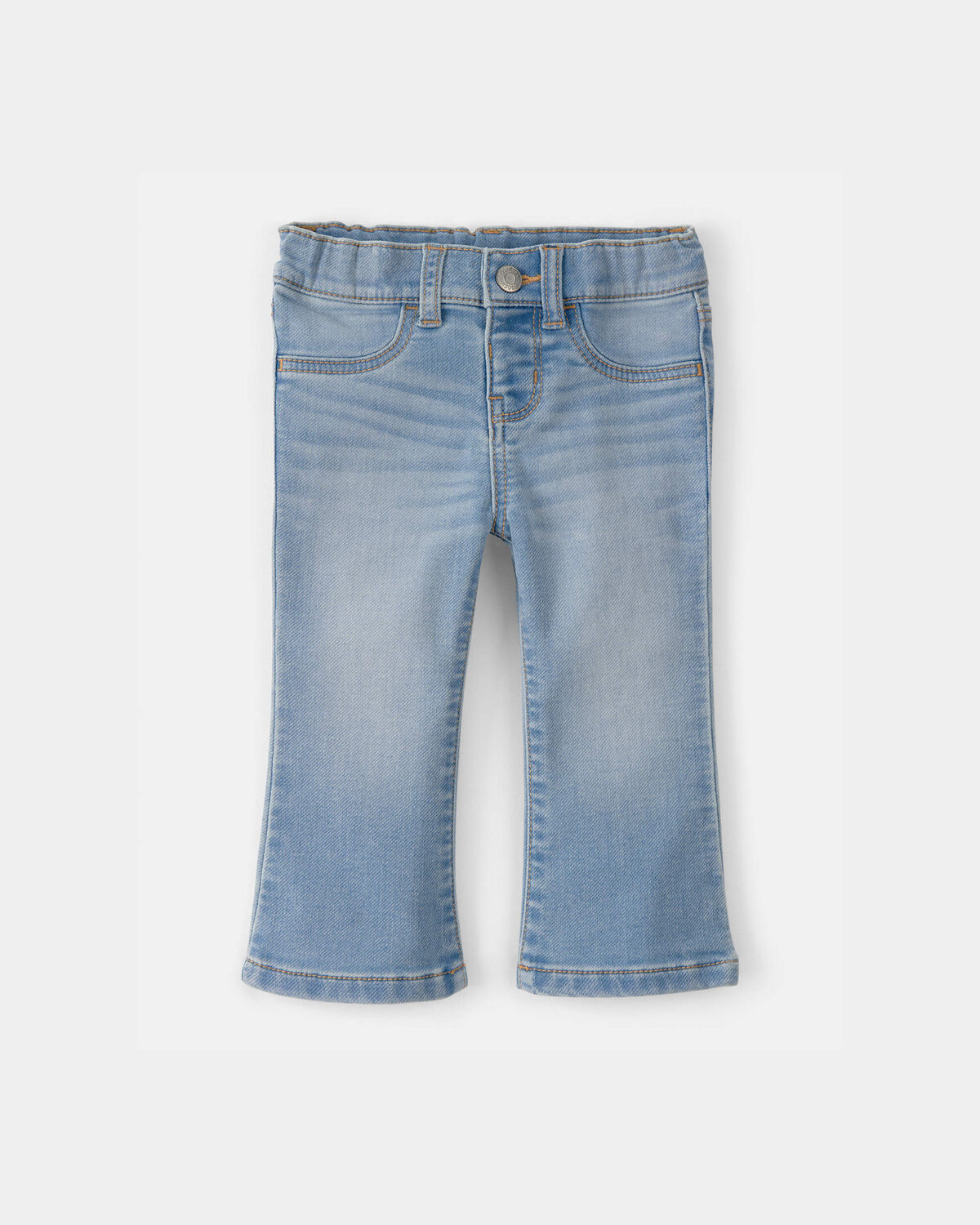 Baby Girl Denim Flare Jeans - Light Wash