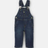 Baby Elastic Strap Denim Overalls - Dark Wash