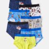 Toddler Boy 7-Pack PAW Patrol® Brief Underwear - Blue/Navy/White/Yellow