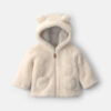 Baby Bear Teddy Fleece Zip-Up Hoodie - Cream 9 Baby Bear Teddy Fleece Zip-Up Hoodie - Cream