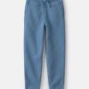 Boys Fleece Drawstring Knit Joggers - Blue