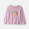 Girls 'Wild Heart' Horse Long-Sleeve Graphic Tee - Purple 4 Girls 'Wild Heart' Horse Long-Sleeve Graphic Tee - Purple