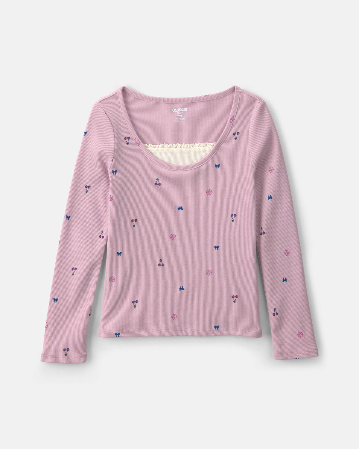 Girls Long-Sleeve Top - Purple 1 Girls Long-Sleeve Top - Purple
