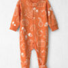 Baby Organic Cotton Sleep & Play Pajamas in Autumn Gourds
