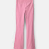 Girls Pull-On Stretch Flare Leggings - Pink