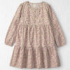 Girls Organic Cotton Dobby Dress in Floral