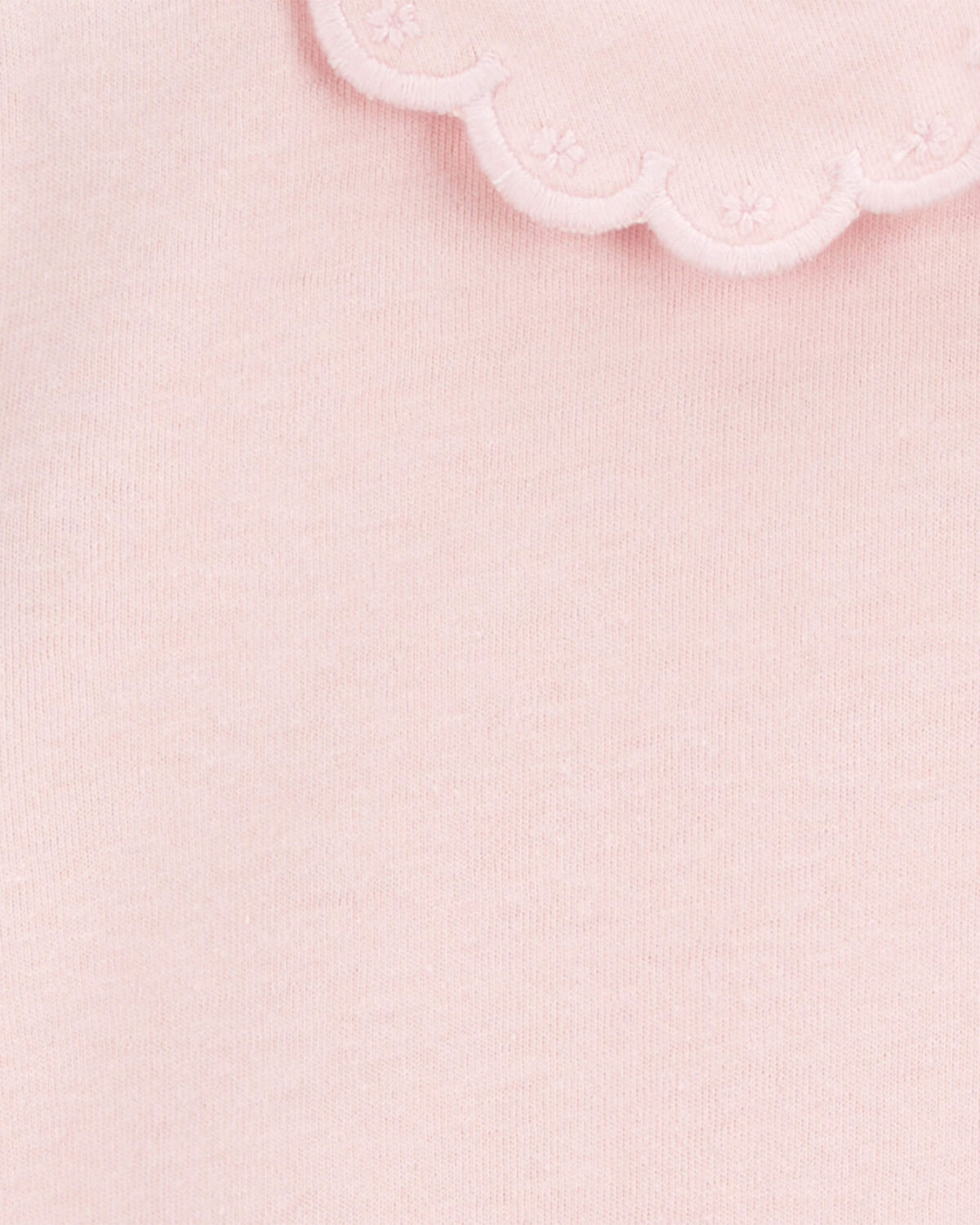 Toddler Scalloped Collar Short-Sleeve Top - Pink 2 Toddler Scalloped Collar Short-Sleeve Top - Pink