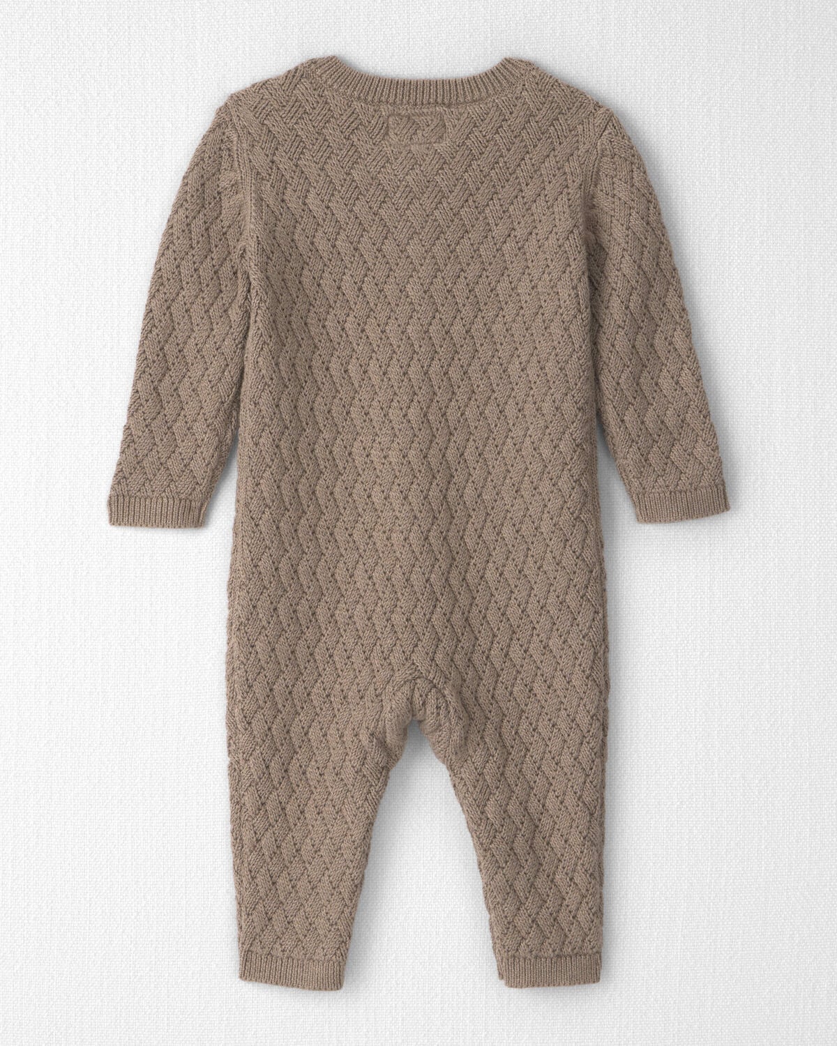 Baby Organic Cotton Sweater Knit Jumpsuit 2 Baby Organic Cotton Sweater Knit Jumpsuit