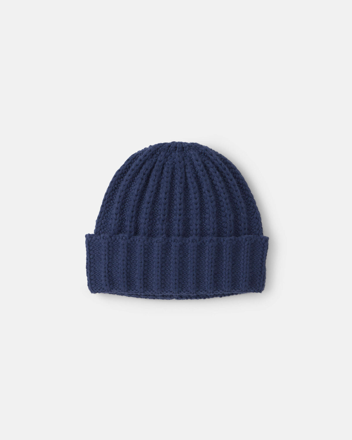 Boys Ribbed Beanie - Navy 1 Boys Ribbed Beanie - Navy