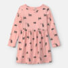 Girls Halloween Cat Long-Sleeve Dress - Pink 6 Girls Halloween Cat Long-Sleeve Dress - Pink