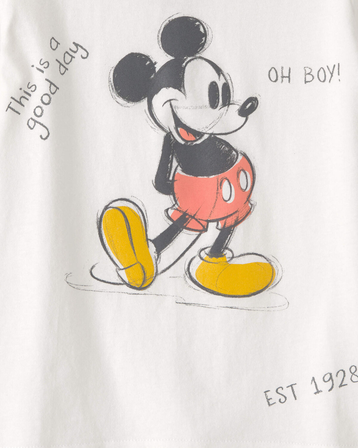 Toddler Disney© Mickey Mouse Graphic Tee - White 3 Toddler Disney© Mickey Mouse Graphic Tee - White