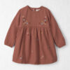 Toddler Girl Organic Cotton Embroidered Gauze Dress 6 Toddler Girl Organic Cotton Embroidered Gauze Dress