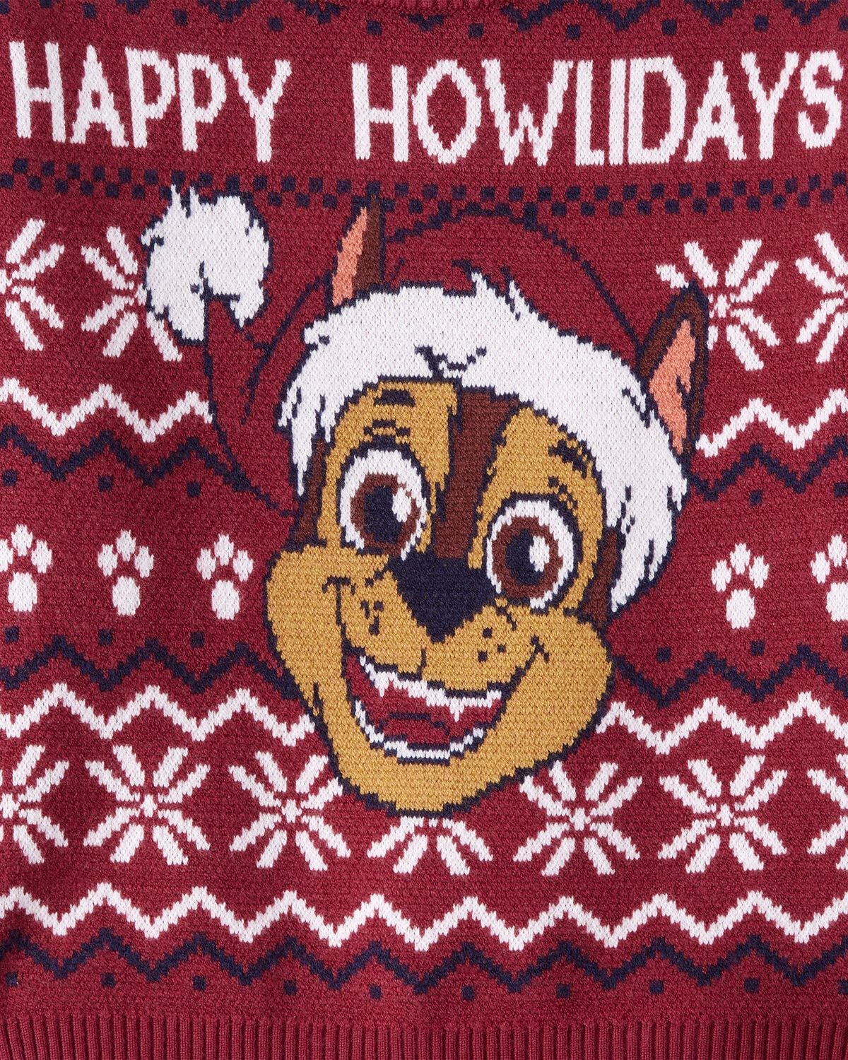Toddler Boy PAW Patrol Christmas Sweater - Red 2 Toddler Boy PAW Patrol Christmas Sweater - Red