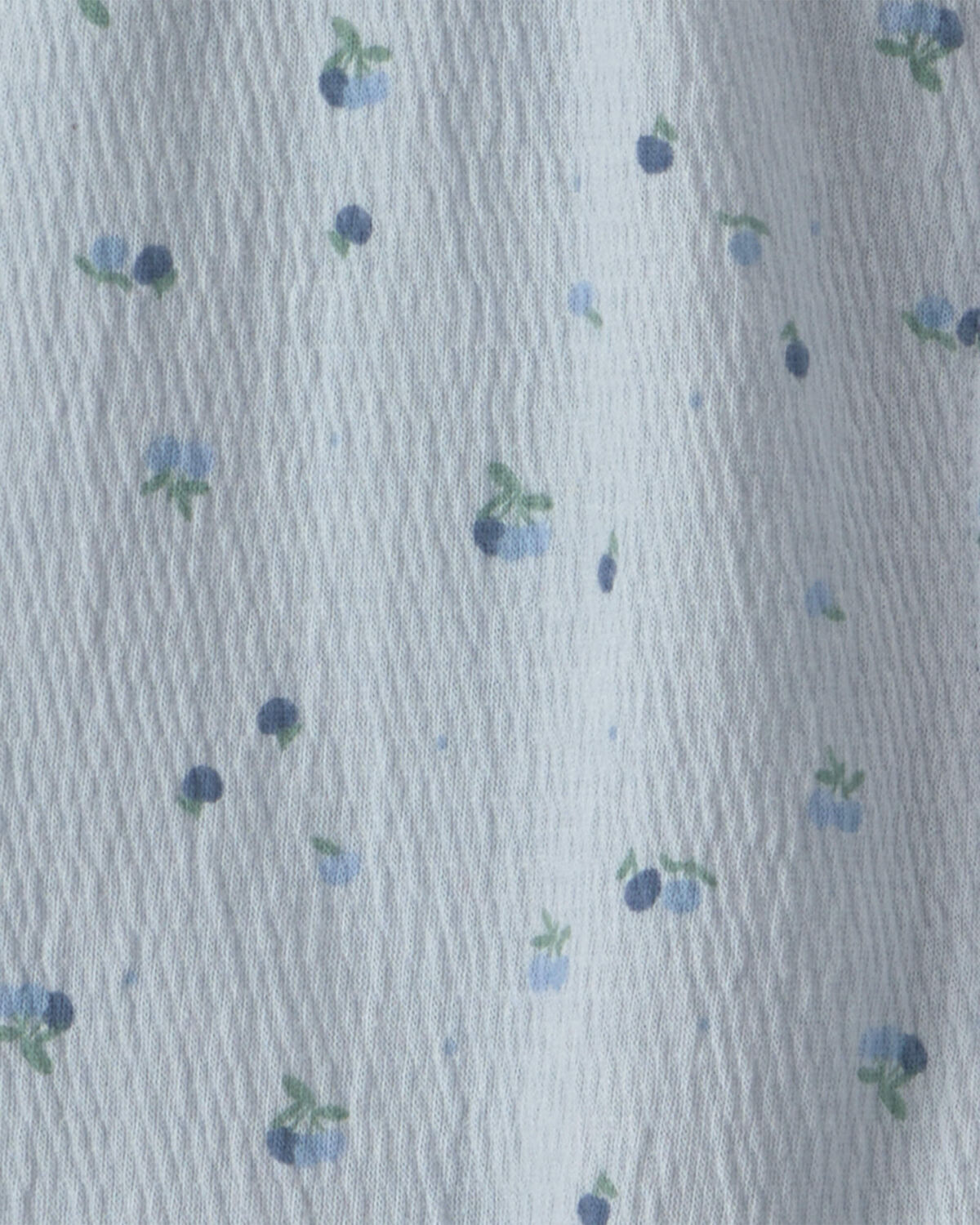 Baby Girl Blueberry Jumpsuit - Blue