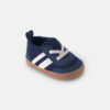 Baby Boy Striped Sneakers - Navy Blue 3 Baby Boy Striped Sneakers - Navy Blue