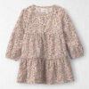 Toddler Girl Organic Cotton Dobby Dress in Floral 13 Toddler Girl Organic Cotton Dobby Dress in Floral