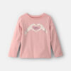 Girls 'Friends Forever' Halloween Long-Sleeve Graphic Tee - Pink