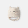 Baby Polar Bear Christmas Fleece Hat - Cream