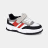 Toddler Boy Color Block Sneakers - Grey/Red