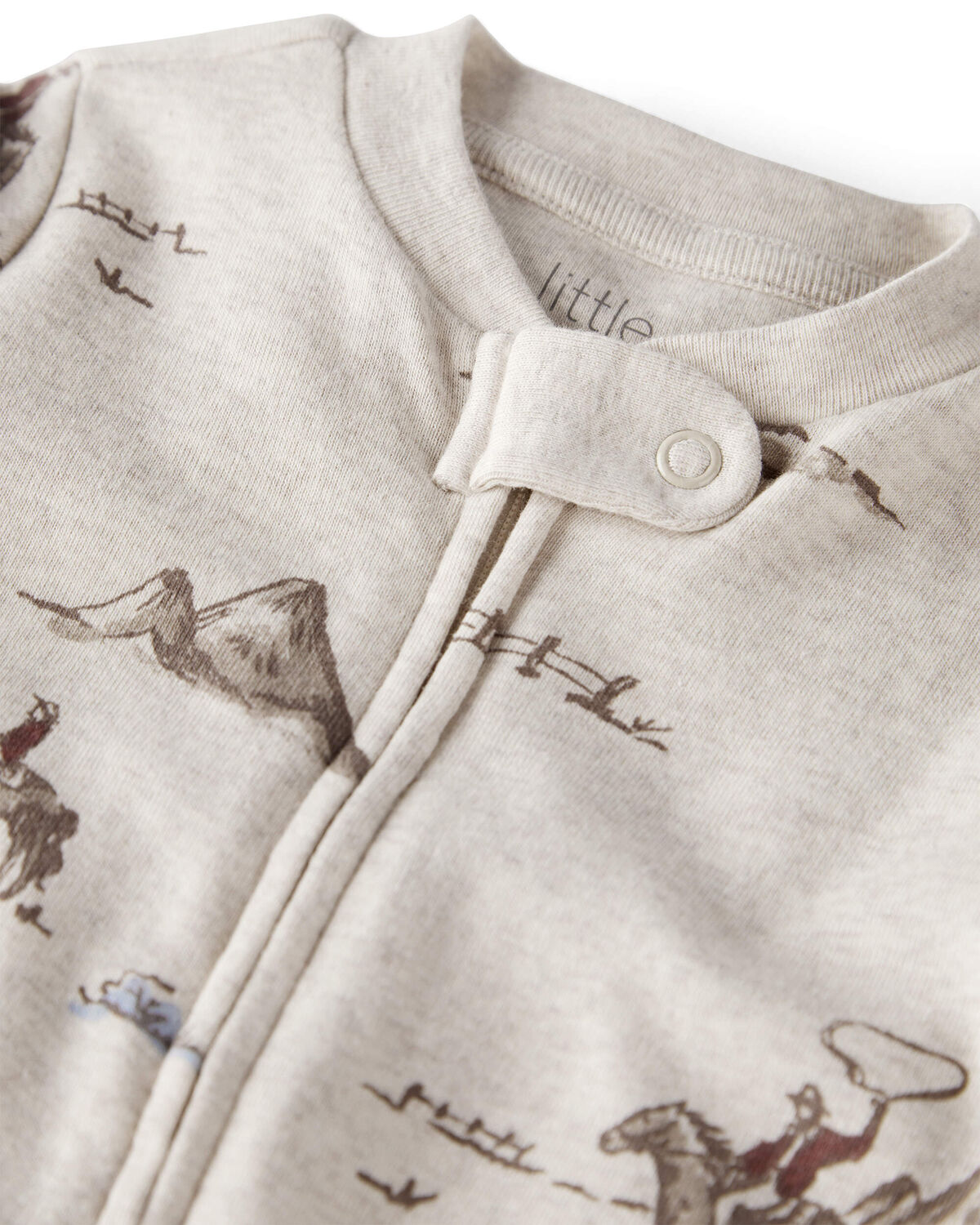 Baby Organic Cotton Sleep & Play Pajamas in Western Rodeo 2 Baby Organic Cotton Sleep & Play Pajamas in Western Rodeo