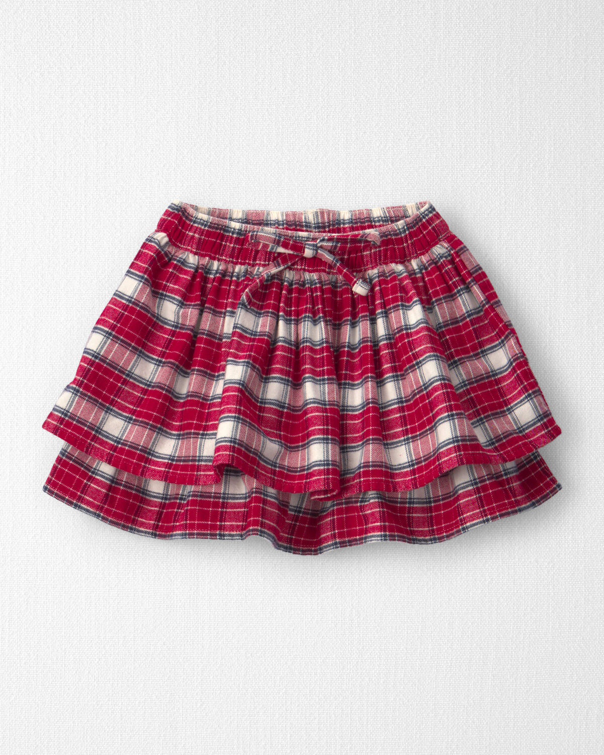 Toddler Girl Organic Cotton Flannel Skirt 1 Toddler Girl Organic Cotton Flannel Skirt
