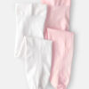 Baby Girl 2-Pack Tights - Pink/White