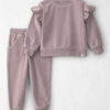 Toddler Girl 2-Piece Organic Cotton Velour Top & Pant Set