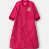 Baby Christmas Reindeer Striped Fleece Sleep Bag - Red