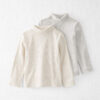 Toddler 2-Pack Organic Cotton Rib Mock Neck Tops