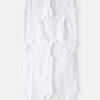 Baby 5-Pack Sleeveless Bodysuits - White 13 Baby 5-Pack Sleeveless Bodysuits - White