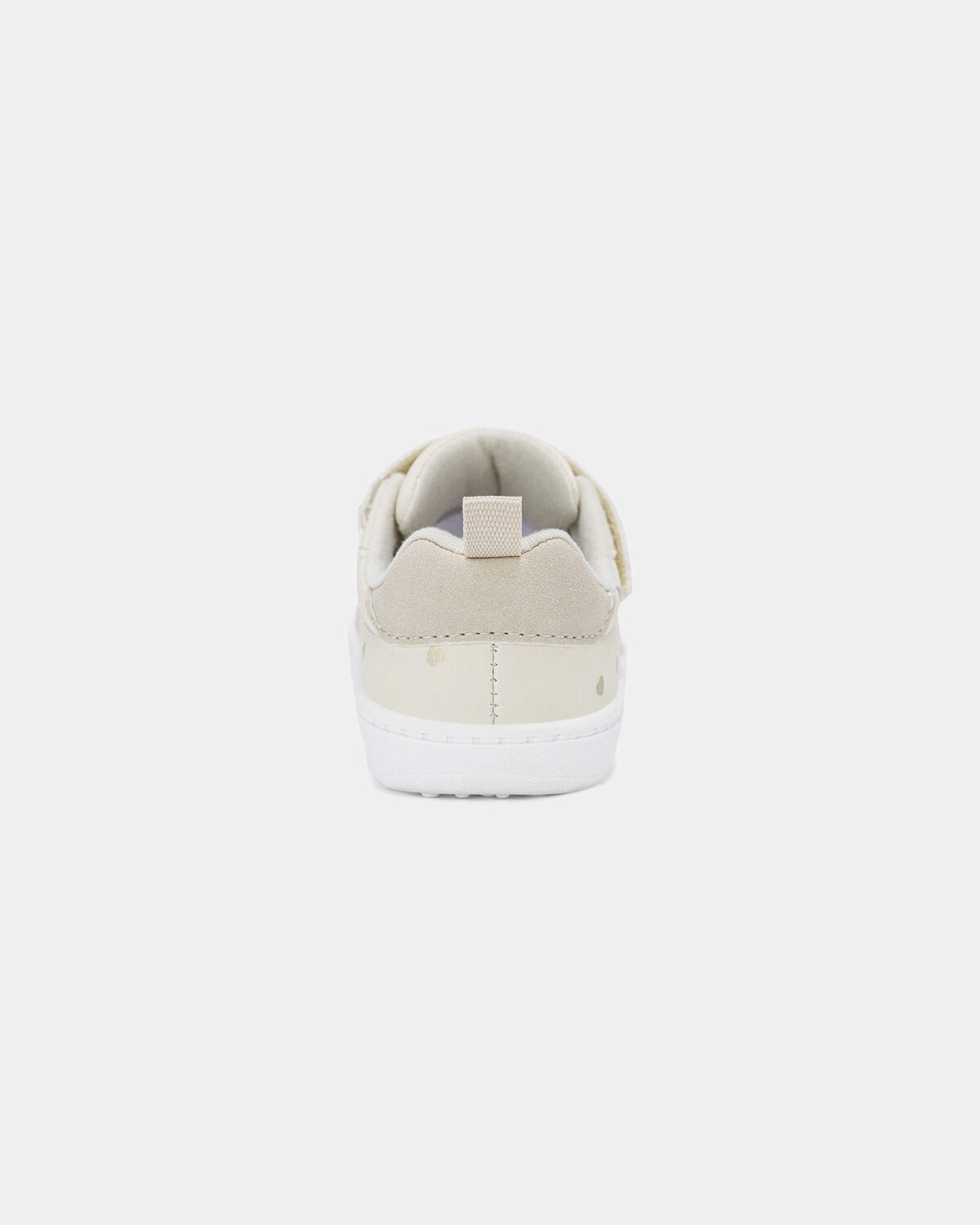 Baby Girl Every Step® First Walker Heart Sneakers - Cream 3 Baby Girl Every Step® First Walker Heart Sneakers - Cream