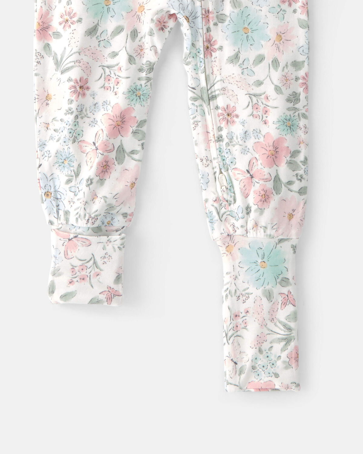 Toddler Girl Butterfly Garden PurelySoft 1-Piece Pajama 2 Toddler Girl Butterfly Garden PurelySoft 1-Piece Pajama