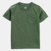 Baby Solid Short-Sleeve Pocket Tee - Dark Green 5 Baby Solid Short-Sleeve Pocket Tee - Dark Green