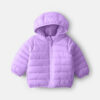 Baby Girl Midweight Packable Puffer - Purple