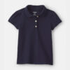 Toddler Girl Uniform Polo Shirt - Navy 9 Toddler Girl Uniform Polo Shirt - Navy
