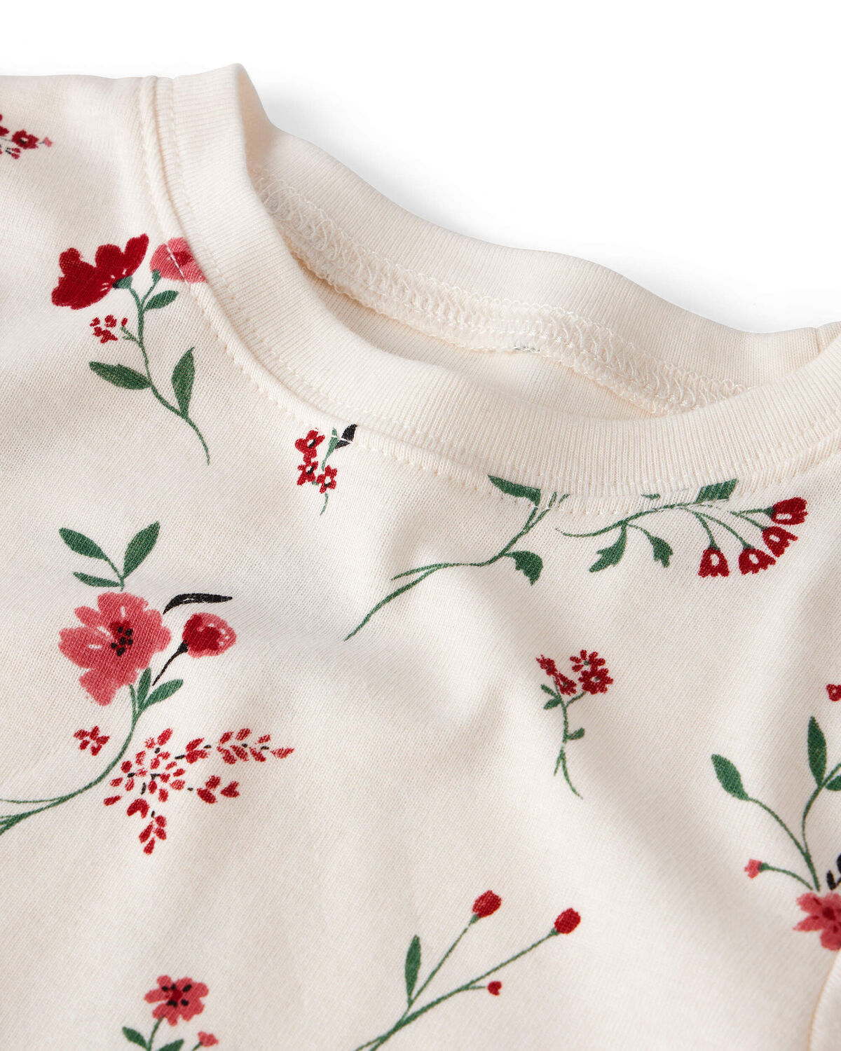 Toddler Girl 2-Piece Organic Cotton Pajamas in Rosethorn Hollow 3 Toddler Girl 2-Piece Organic Cotton Pajamas in Rosethorn Hollow