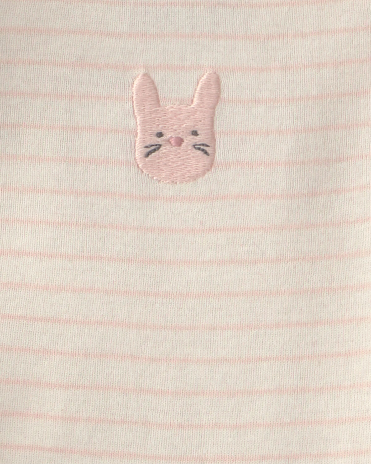 Baby Girl 3-Piece Bunny Terry Layering Set - Pink 4 Baby Girl 3-Piece Bunny Terry Layering Set - Pink