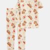 Toddler Winnie The Pooh Snug Fit Cotton 2-Piece Pajamas - Beige