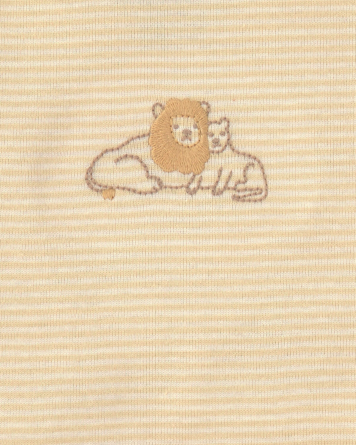 Baby 3-Piece Lion Bodysuit & Pant Set - Yellow/Ivory 2 Baby 3-Piece Lion Bodysuit & Pant Set - Yellow/Ivory